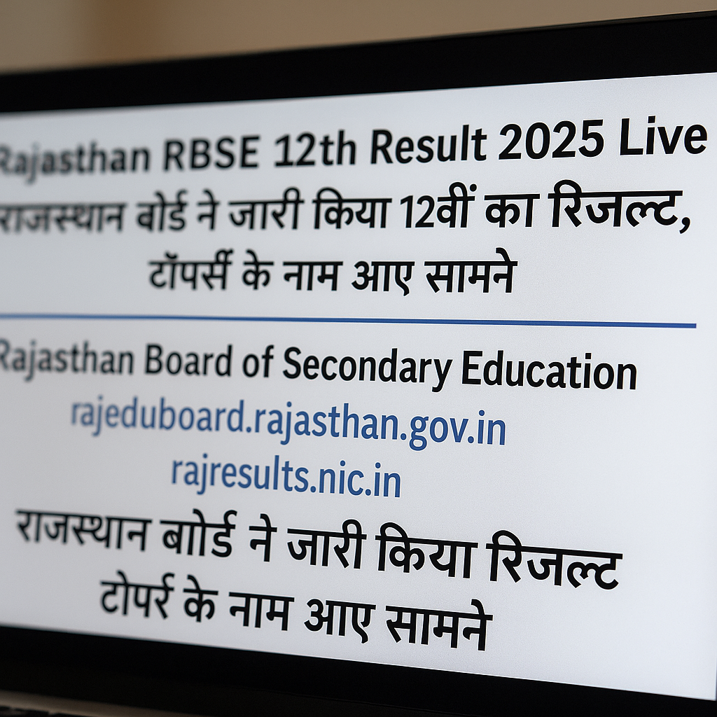 rajasthan board result
