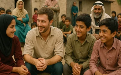 An Anti-Terror Outreach Team engaging with local youth and families in India.